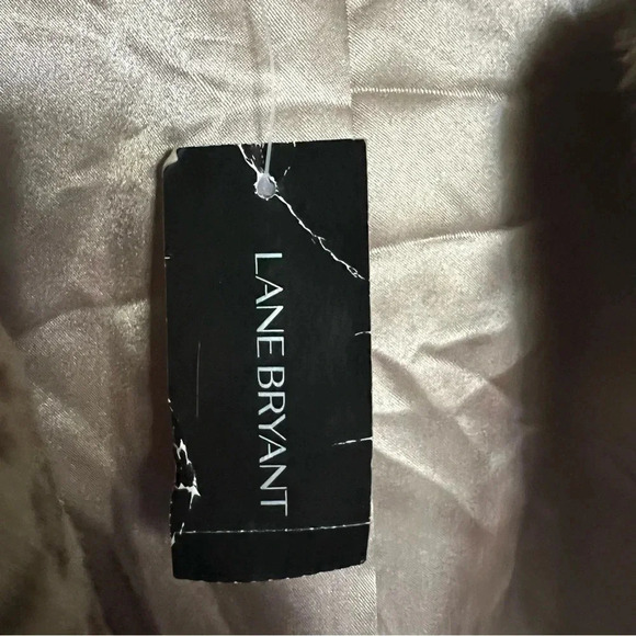 NWT Lane Bryant Leopard Print Faux Fur Jacket Coat Plus Size 22/24 - Picture 10 of 12